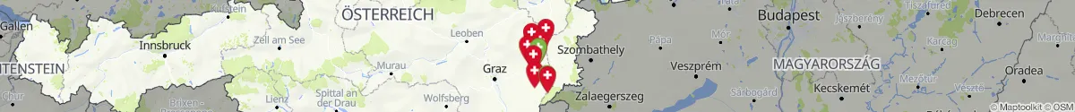 Map view for Pharmacy emergency services nearby Hartberg-Fürstenfeld (Steiermark)